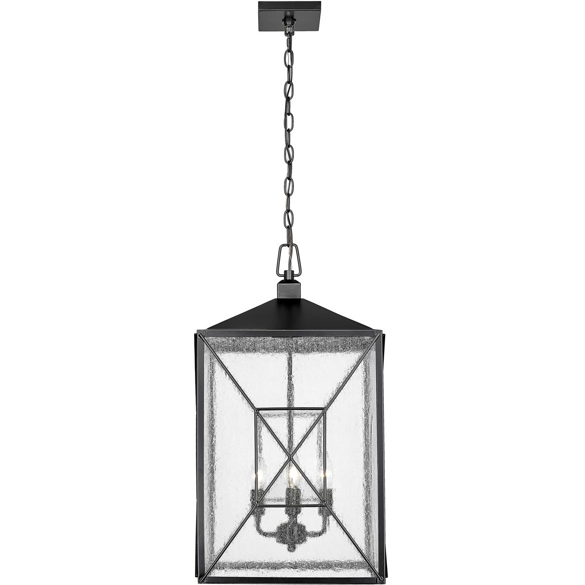 Millennium Lighting 42645-PBK Caswell 4 Light 13.5 inch Powder Coated Black Outdoor Hanging Lantern